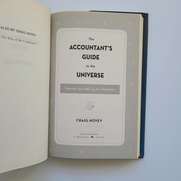 5/$12 Book Accountant's Guide to the Universe Craig Hovey HB 1st ed Business - Picture 3 of 9